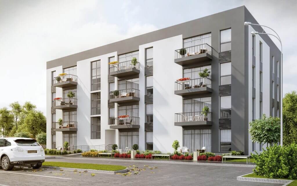 Lazdynėlių namai 2 etapas (Lazdynėlių g. 50) - Multi apartment - visualization