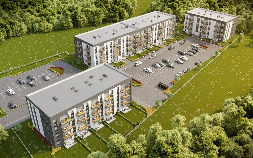 Lazdynėlių namai 2 etapas (Lazdynėlių g. 50) - Multi apartment - visualization