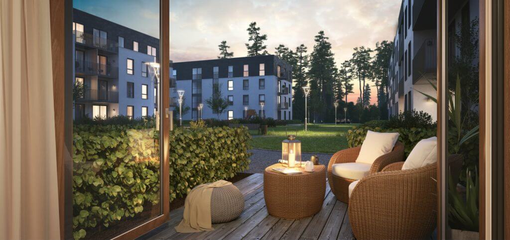 Lazdynėlių vingis 1-2 etapai (Lazdynėlių g. 38, 38A) - Multi apartment - visualization