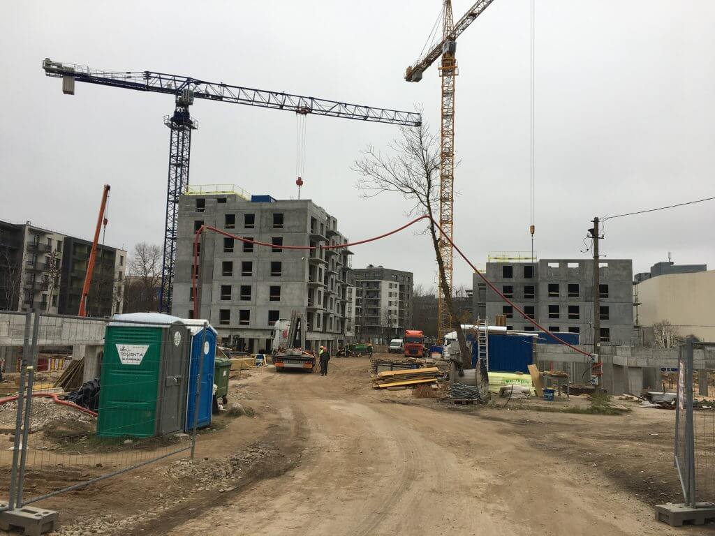 Linkmenų ežerai 3 etapas (Linkmenų g. 58) - Multi apartment - construction photos