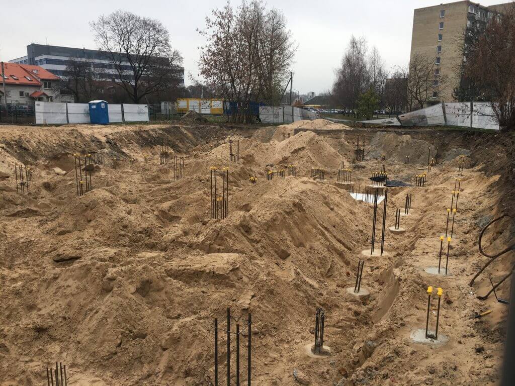 N-GARDEN (Naugarduko g. 50B) - Multi apartment - construction photos