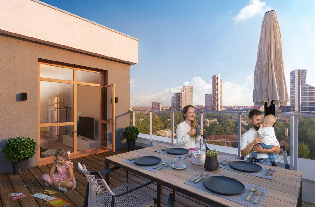 Miesto ritmu (Žalgirio g. 106A) - Multi apartment - visualization