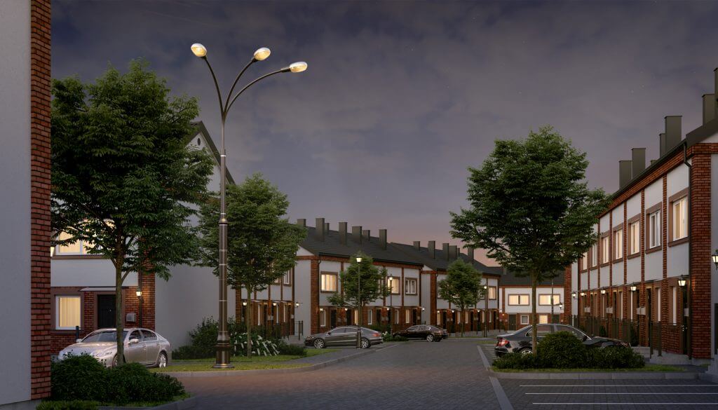 Naujoji Anglija (Mozūriškių g. 138) - Row housing - visualization