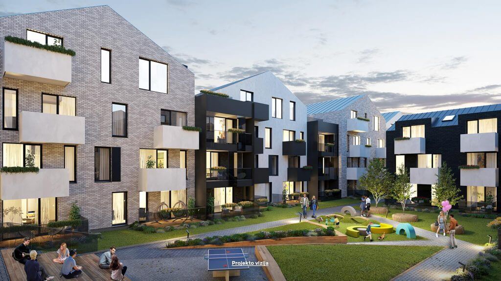 PAUPYS 2 etapas (Aukštaičių g. 10) - Multi apartment - visualization