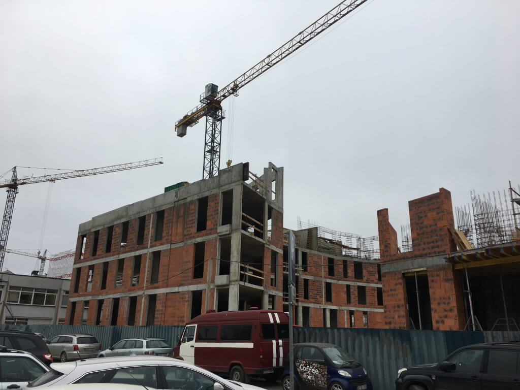 PAUPYS 1 etapas (Aukštaičių g. 4, 8) - Daugiabutis - statybų nuotraukos