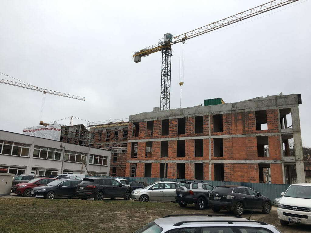 PAUPYS 1 etapas (Aukštaičių g. 4, 8) - Daugiabutis - statybų nuotraukos