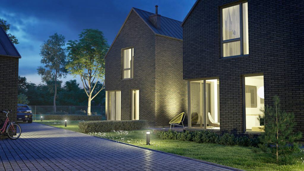 Pavilnio 15 (Tolimosios Sodų 4-oji g. 19) - Row housing - visualization