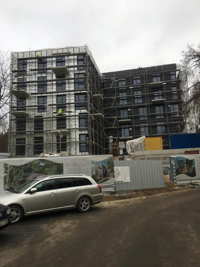 Peteliškių parkas (Peteliškių g. 28) - Daugiabutis - statybų nuotraukos
