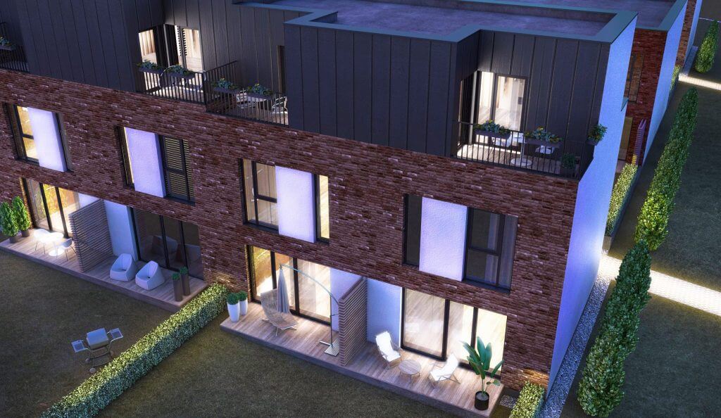 Pilaitės vakarai (Gilužio g. 14) - Row housing - visualization