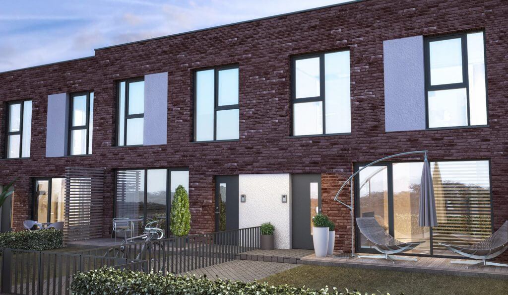 Pilaitės vakarai (Gilužio g. 14) - Row housing - visualization