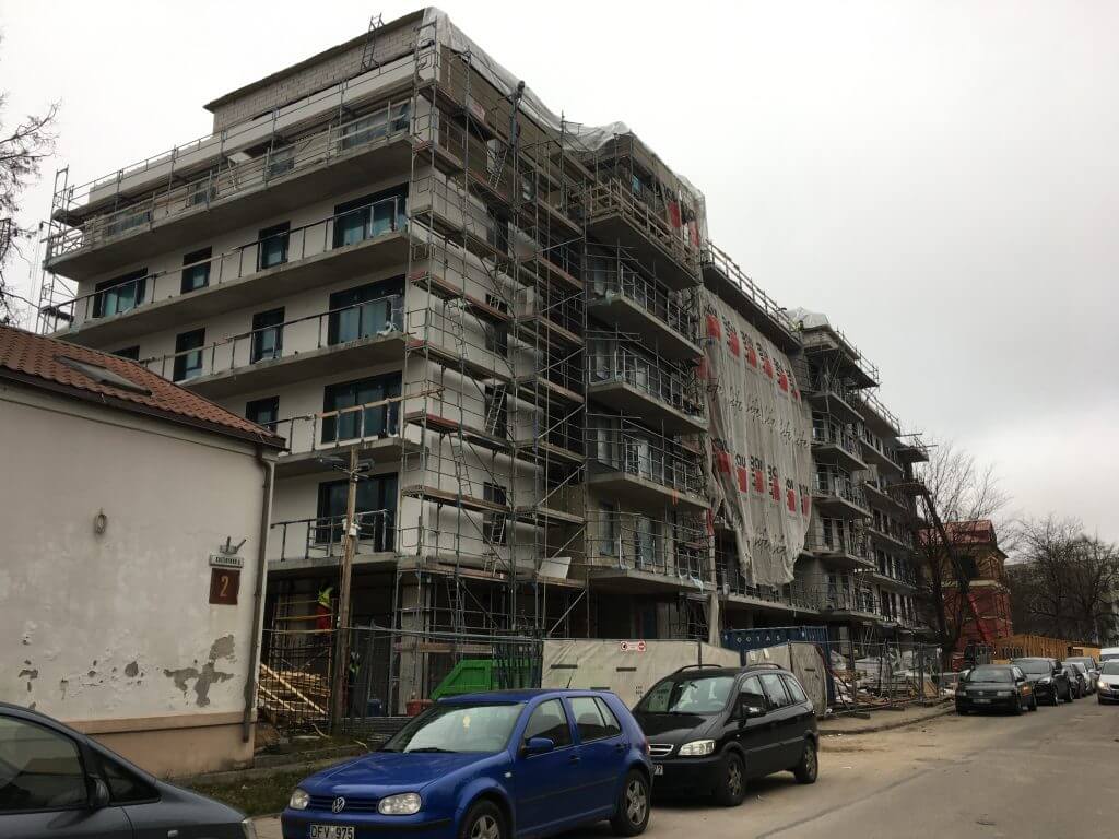 Raitininkų sodas (Raitininkų g. 4, 4A) - Multi apartment - construction photos