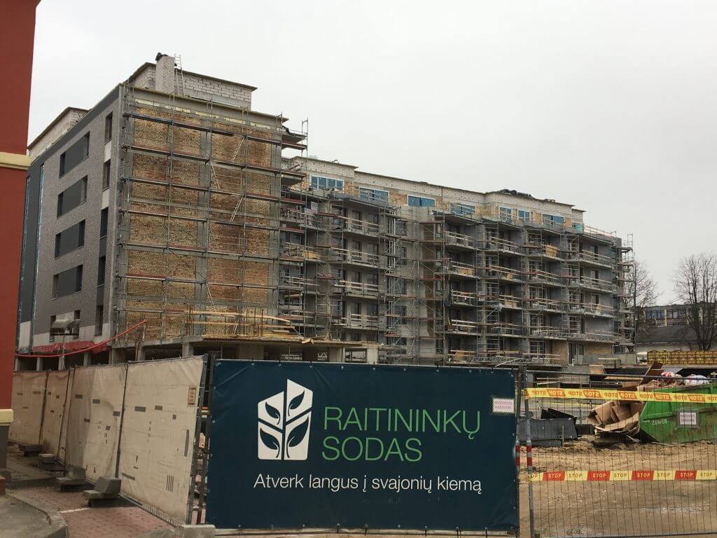 Raitininkų sodas (Raitininkų g. 4, 4A) - Multi apartment - construction photos