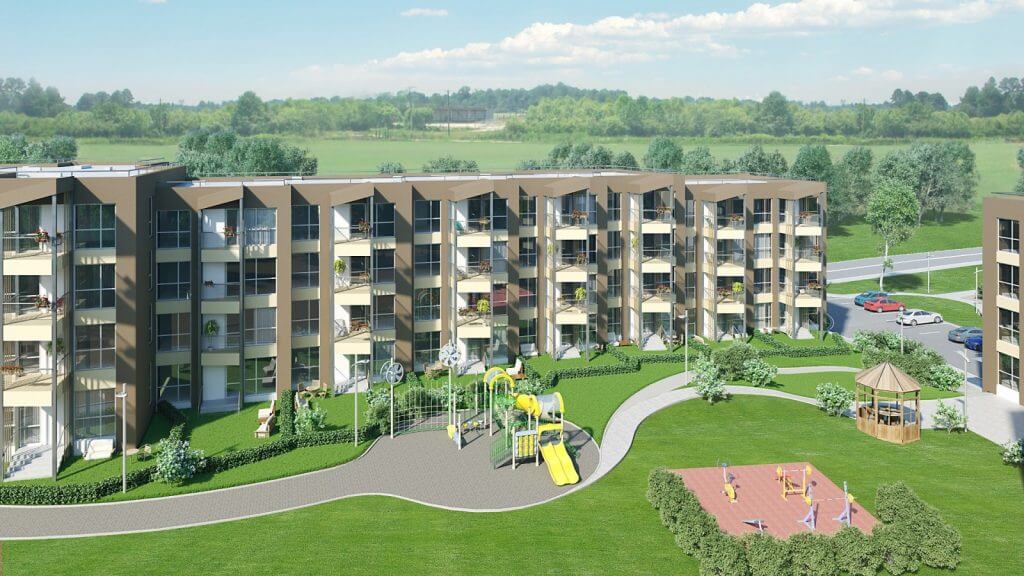 Ramunės 1 etapas (Kalno g. 97) - Korterelamu - visuaalne