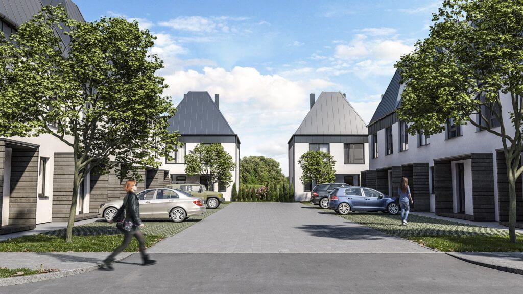 Rytinė žvaigždė (Valonų g. 13) - Row housing - visualization