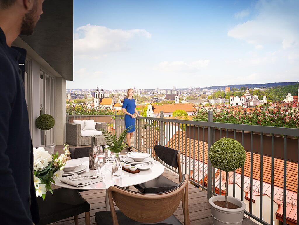 Šaltinių namai I Attico (Aguonų g. 8) - Multi apartment - visualization