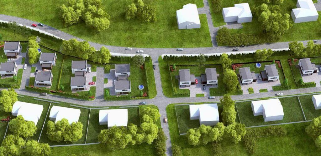 Šaulio slėnis (Šaulio g.) - Row housing - visualization