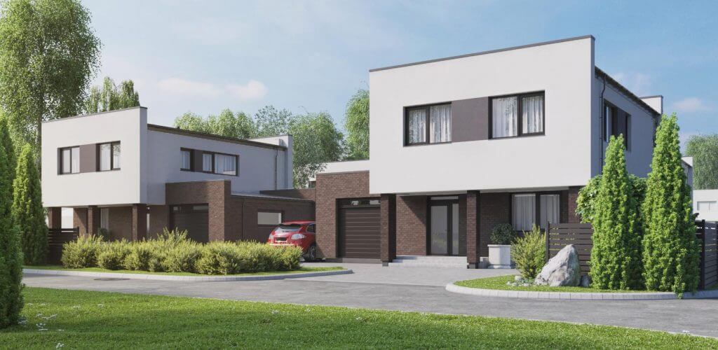 Šaulio slėnis (Šaulio g.) - Row housing - visualization