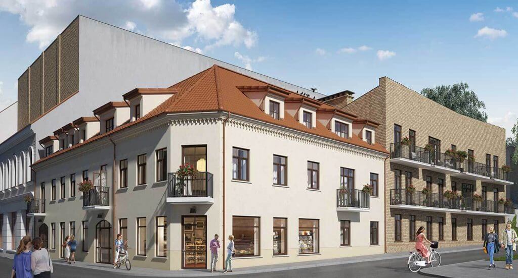 Senamiesčio arka (Plačioji g. 4) - Multi apartment - visualization