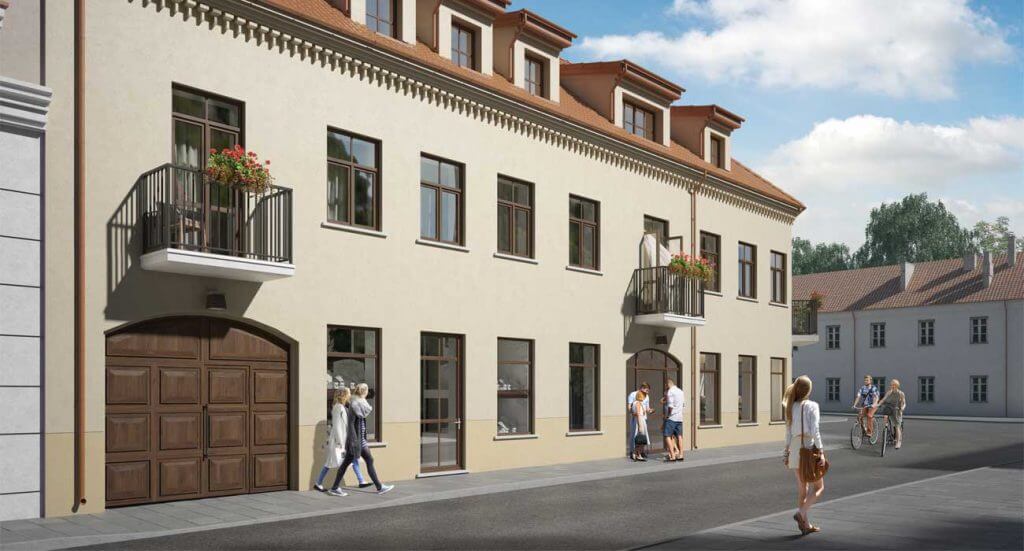 Senamiesčio arka (Plačioji g. 4) - Multi apartment - visualization