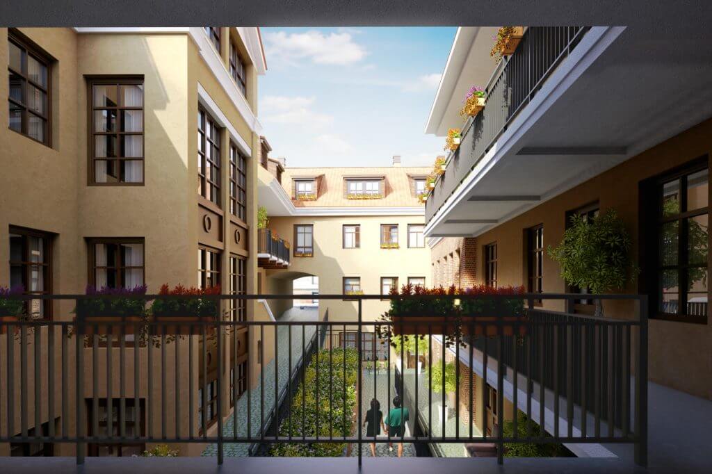 Senamiesčio arka (Plačioji g. 4) - Multi apartment - visualization