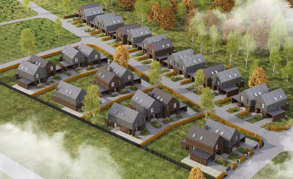 Sostinės parko namai (Šumsko g. 27) - Row housing - visualization