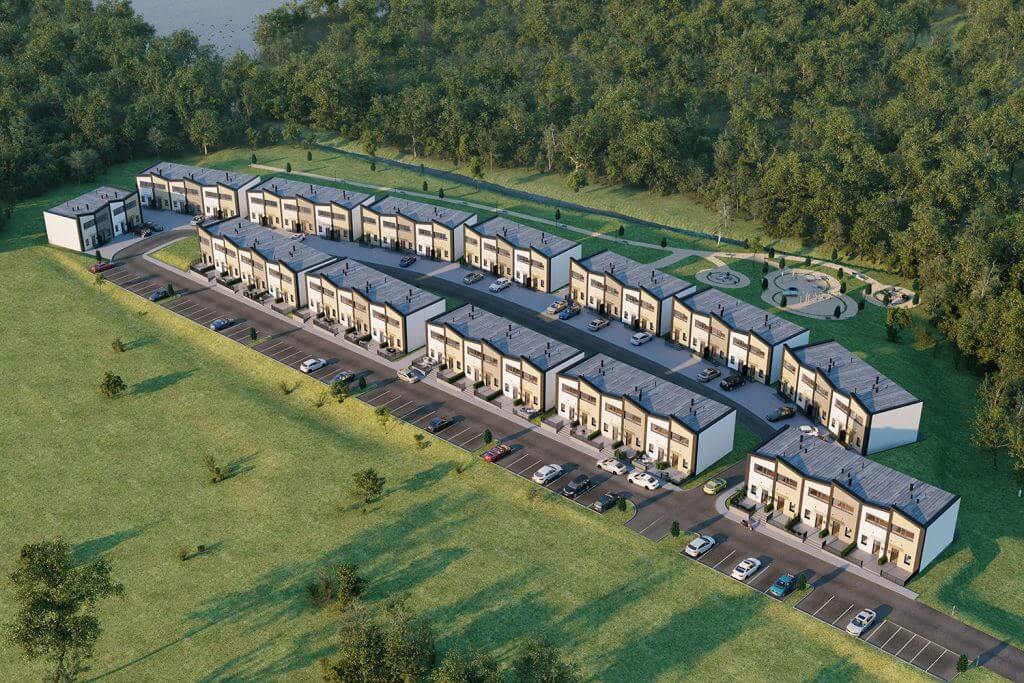 Town House (Helsinkio g. 22) - Row housing - visualization