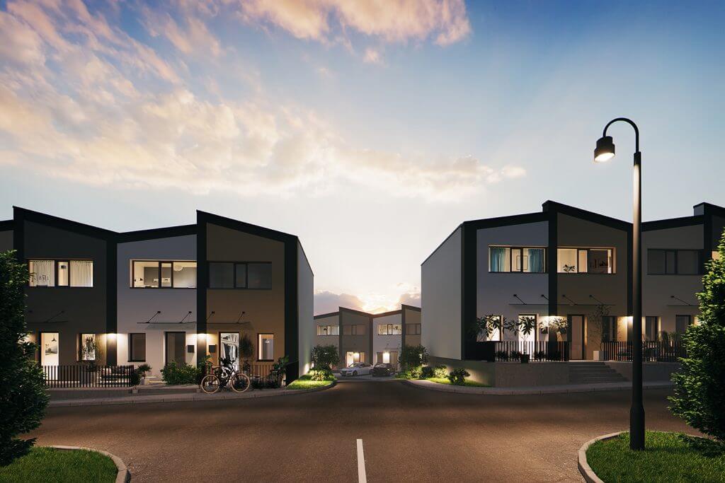 Town House (Helsinkio g. 22) - Row housing - visualization