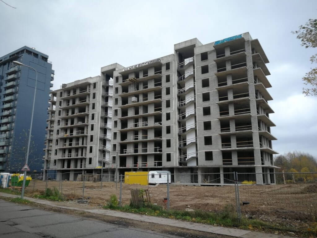 Trinapolio namai 1 etapas (Trinapolio g. 3) - Multi apartment - construction photos