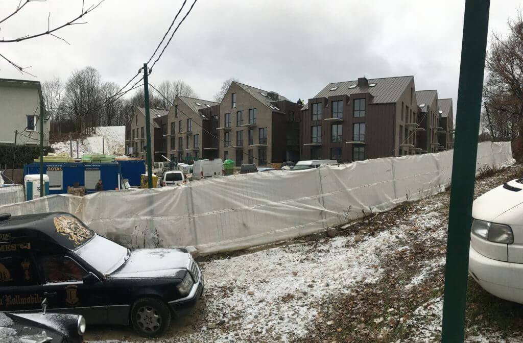 Užupio terasos (Kreivasis skg. 18) - Multi apartment - construction photos