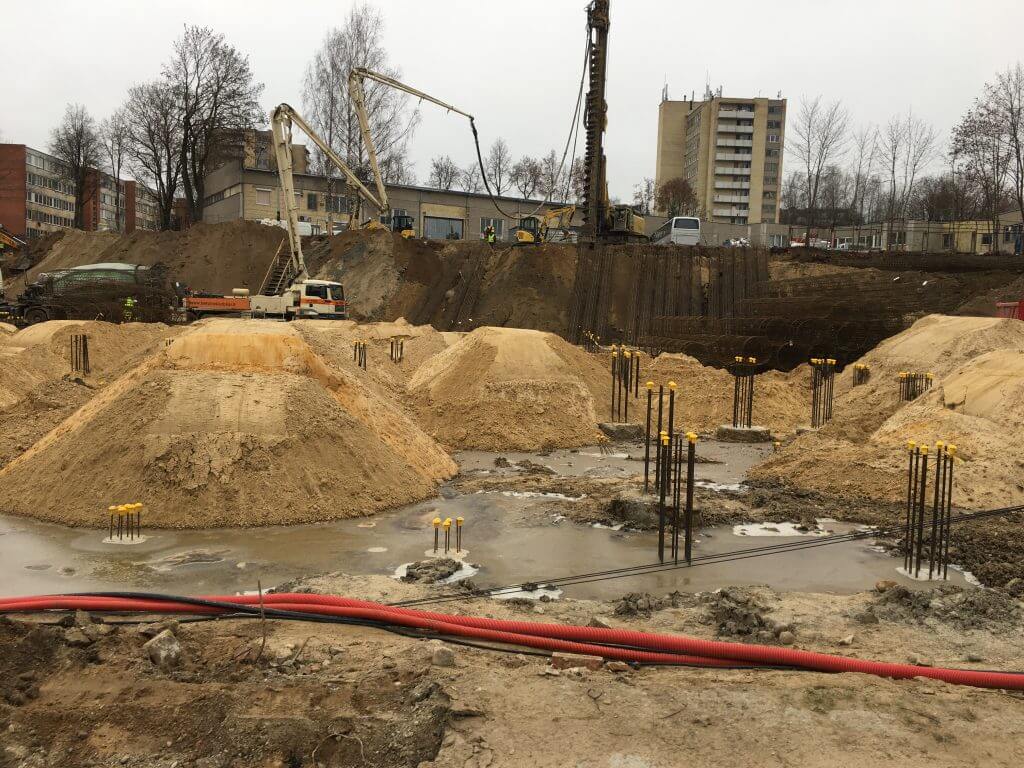 Vilnelės slėnis (Pakraščio g. 20) - Multi apartment - construction photos