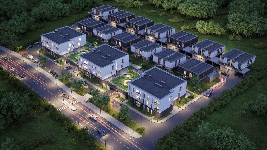 Vilniaus vakarai (Sidaronių g.) - Multi apartment - visualization