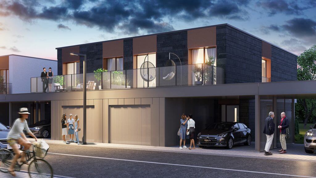 Vilniaus vakarai (Sidaronių g.) - Multi apartment - visualization