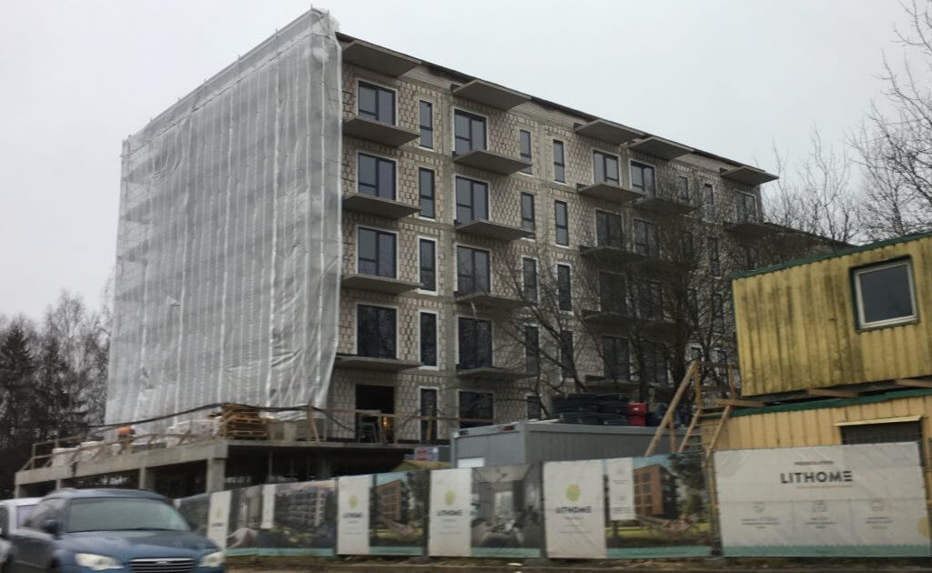 Visinoriai (Mykolo Šleževičiaus g. 14) - Multi apartment - construction photos