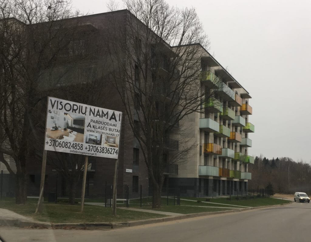 Visorių namai (Visorių g. 12A) - Multi apartment - construction photos