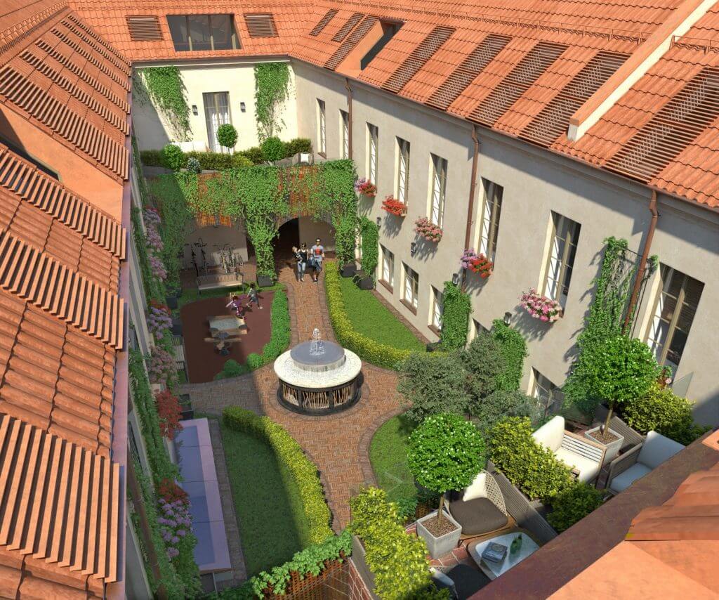 Visų Šventųjų 7 (Visų Šventųjų g. 7) - Multi apartment - visualization