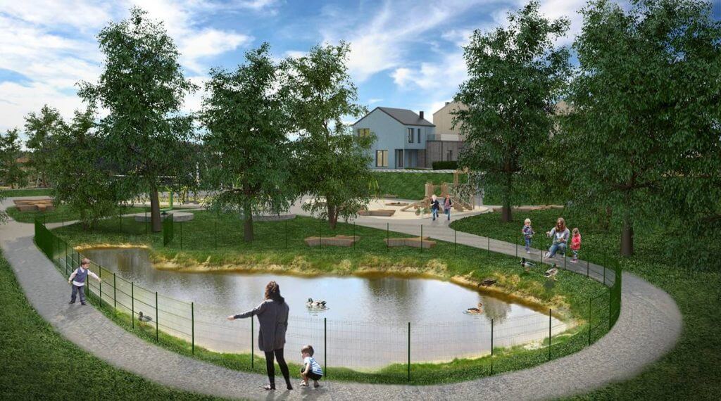 Voverės namų kvartalas (Piliavos g.) - Row housing - visualization