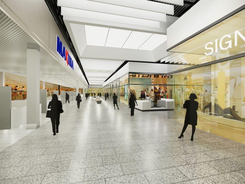 Akropolio rekonstrukcija (Ozo g. 25) - Shopping center - visualization