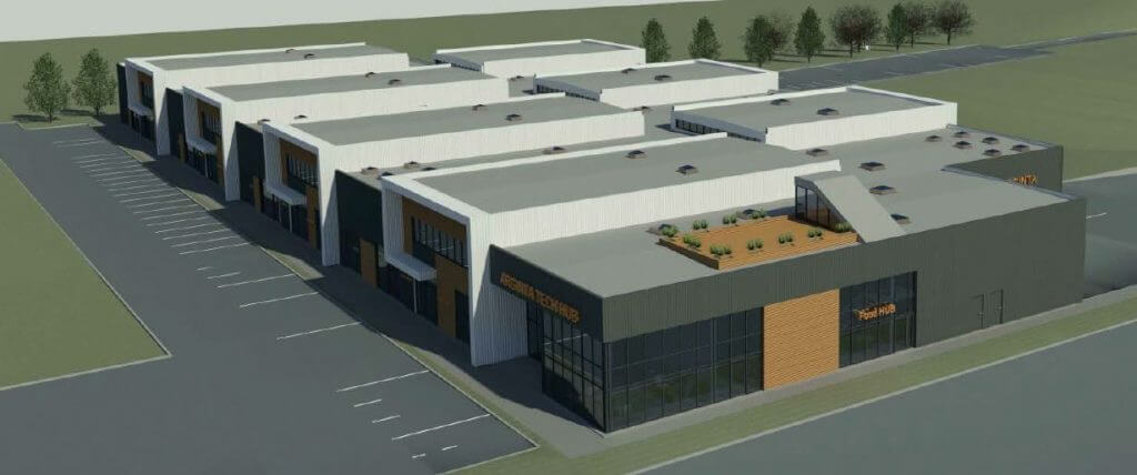 "Arginta" kotedžai verslui (Nalšios g. 11) - Biroju centrs, Noliktava / Izplatīšanas centrs - vizualizācija
