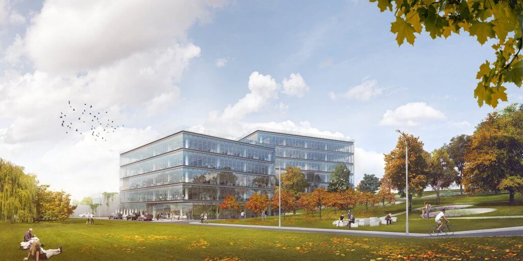 SEB administracinis (Gedimino Baravyko g. 4) - Biroju centrs - vizualizācija