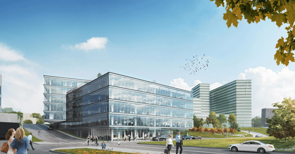 SEB administracinis (Gedimino Baravyko g. 4) - Biroju centrs - vizualizācija