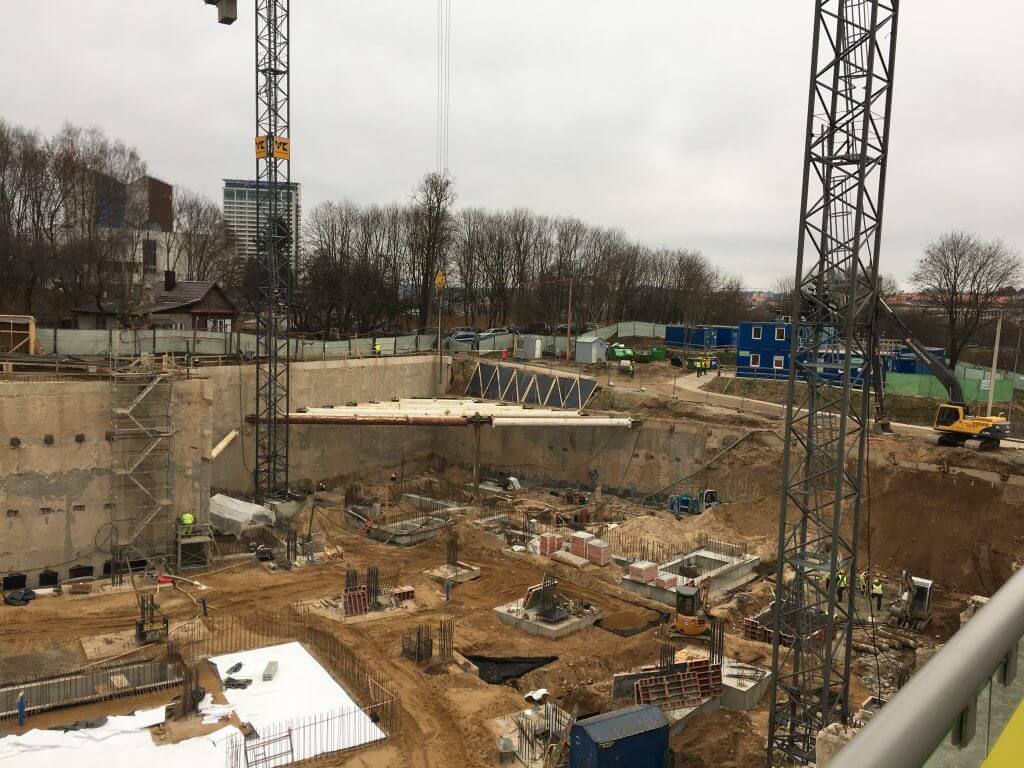 SEB administracinis (Gedimino Baravyko g. 4) - Biroju centrs - būvdarbu attēli