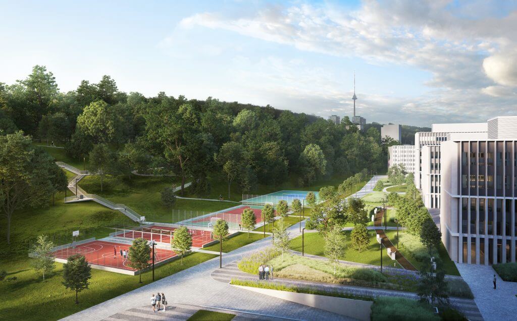 Business Garden Vilnius 1 etapas (Laisvės pr. 10) - Office center - visualization