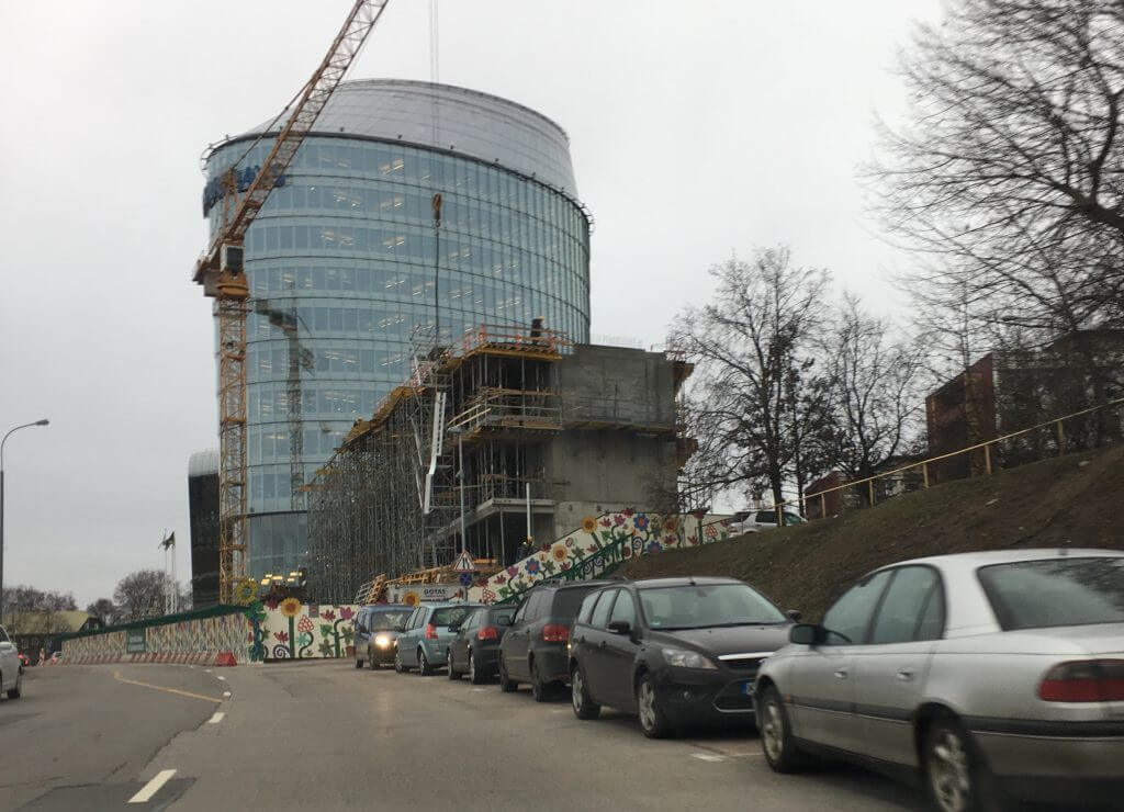 Green Hall 3 (Upės g. 9) - Office center - construction photos