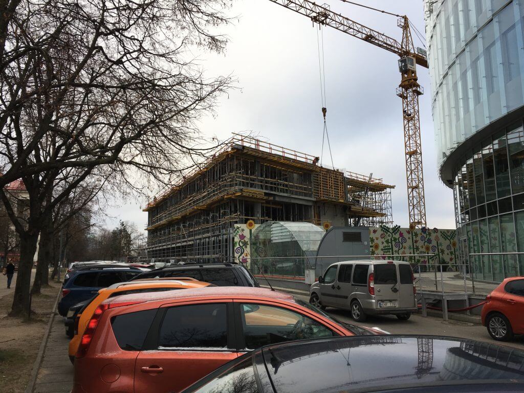 Green Hall 3 (Upės g. 9) - Office center - construction photos