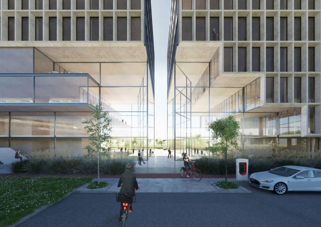 LIDL centrinė būstinė (Giraitės g. 3) - Verslo centras - vizualizacija