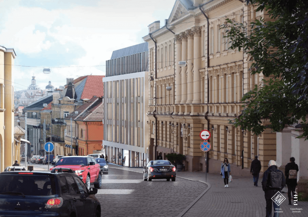 Lietuvos draudimo administracinis B10 (J. Basanavičiaus g. 10) - Multi apartment, Office center - visualization