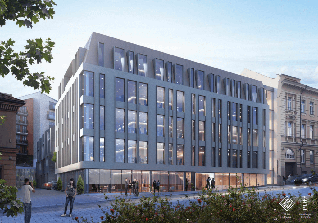 Lietuvos draudimo administracinis B10 (J. Basanavičiaus g. 10) - Multi apartment, Office center - visualization