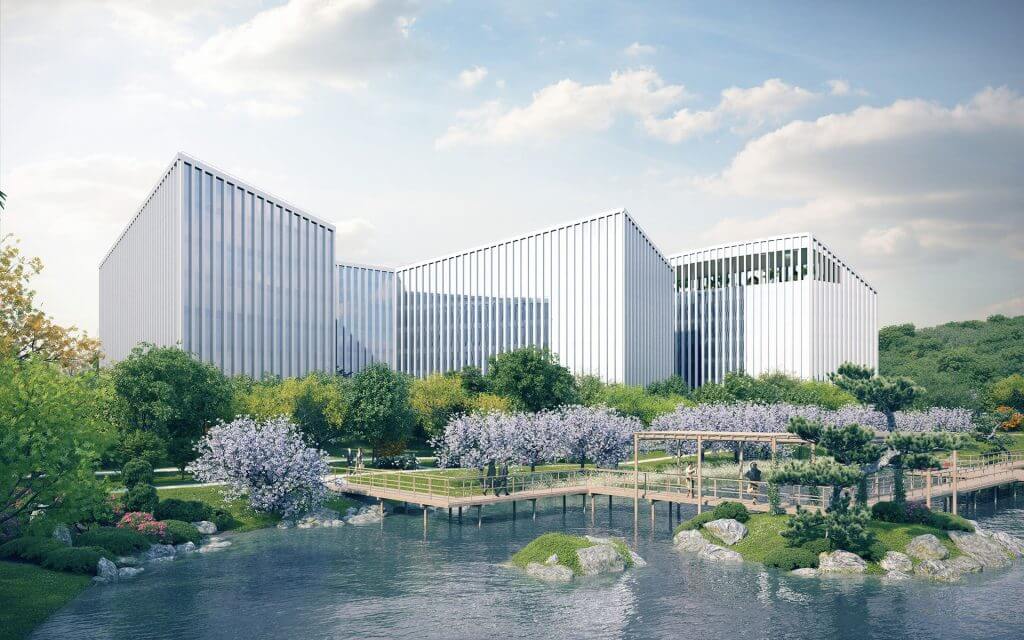 Park Town (Lvovo g. 105A) - Office center - visualization