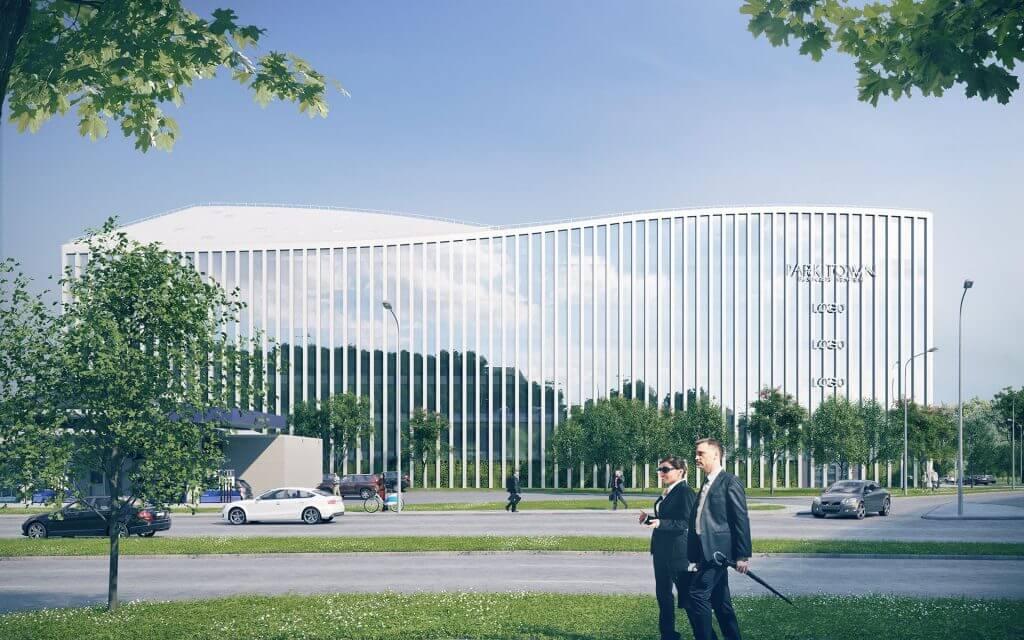 Park Town (Lvovo g. 105A) - Office center - visualization