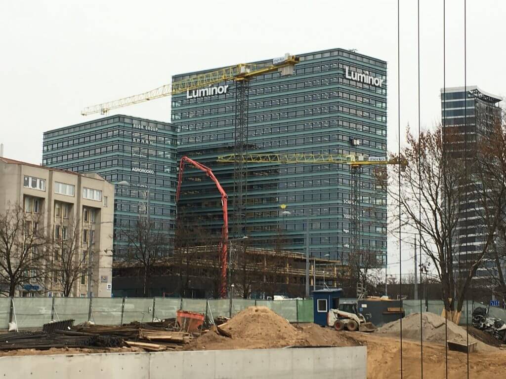 Quadrum (Konstitucijos pr. 21) - Office center - construction photos